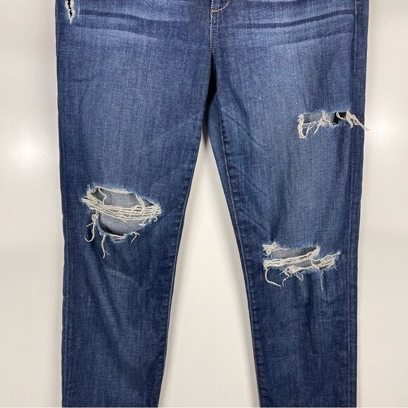 Joe's Jeans The Billie Ankle Relaxed Jeans Distressed Dark Wash Women's Size 28 - Picture 9 of 10